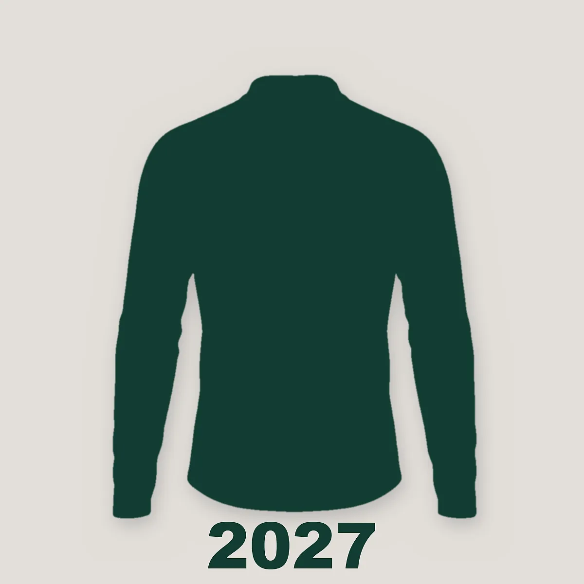 Silhouette of the 2027-edition thermal jacket, design still to be revealed